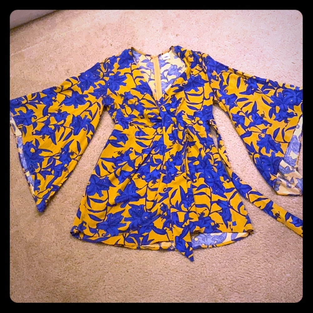 Flirty print dress